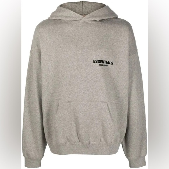 Fear of God Essentials Heather Gray Hoodie - Picture 1 of 6